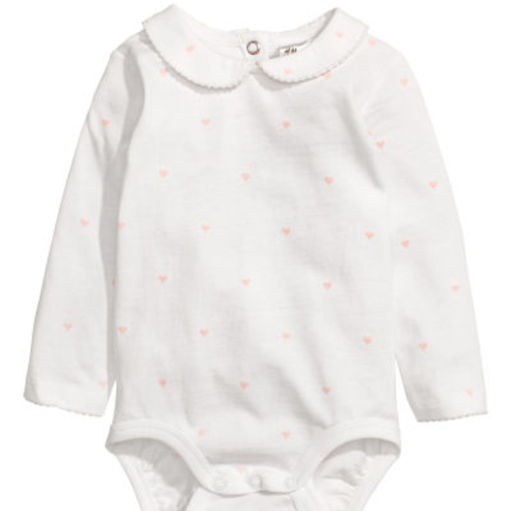 NWT H&M Peter Pan collar onesie 2-3yrs